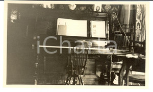 Fotografia d epoca originale 1912 ADAMS USA Piano in a sitting room MELROSE STREET 1