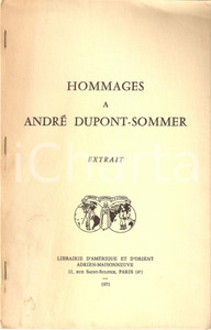 Oggetto da collezione cartaceo 1971 Edda BRESCIANI Una statuina fittile dall Egitto 1