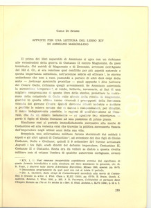 Libro, pubblicazione d epoca 1960 Carlo DI SPIGNO Appunti lettura AMMIANO MARCELLINO 1