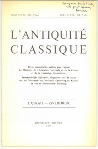 Libro, pubblicazione d epoca 1979 Ronald T. RIDLEY The Hoplite as citizen AUTOGRAPH 1