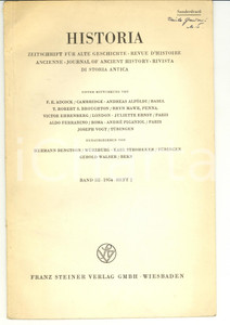 Libro, pubblicazione d epoca 1954 Max TREU Biographie bei Polybios AUTOGRAPH 1