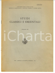Libro, pubblicazione d epoca 1964 Ornella TERROSI ZANCO Bordi delle navicelle sarde 1