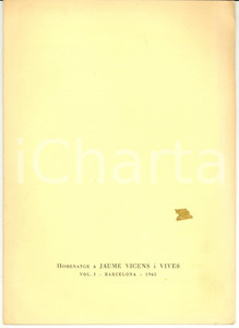 Libro, pubblicazione d epoca 1965 Pedro BOSCHGIMPERA El pas del Pirineu per AnÃ­bal Autograph 1