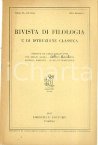 Libro, pubblicazione d epoca 1963 Luigi MORETTI I technitai di SIRACUSA Estratto da Rivista di Filologia 1