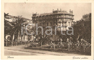 Cartolina originale da collezione 1930 ca SAVONA Panorama con i giardini pubblici Cartolina FP NV 1