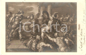 Cartolina originale da collezione 1904 ARTE Perseo con la testa di Medusa Cartolina FP VG 1