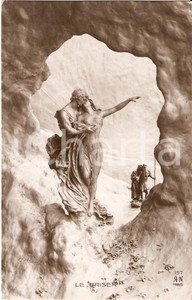 Cartolina originale da collezione 1920 ca ARTE Dipinto LE BAISER Cartolina FP NV 1