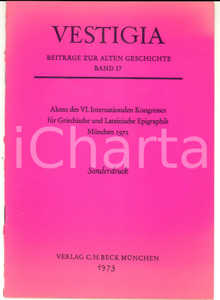 Libro, pubblicazione d epoca 1973 Jean TRIANTAPHYLLOPOULOS GriechischrÃ¶mische Nomokrasie AUTOGRAFO 1