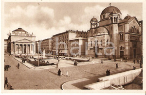 Cartolina originale da collezione 1920 ca TRIESTE Triestini in Piazza Umberto I Cartolina FP NV 1