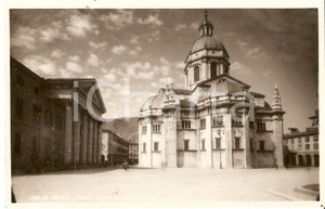 Cartolina originale da collezione 1935 ca COMO Portici TEATRO SOCIALE Duomo Santa Maria Assunta Cartolina FP NV 1