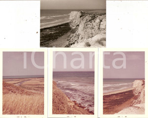 Fotografia d epoca originale 1962 SCIACCA AG Le scogliere di CAPO BIANCO Lotto 3 foto 9x13 cm 1