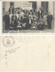 Fotografia d epoca originale 1930 OND CASALE MONFERRATO AL Scuola d esperanto  Foto cartolina 1