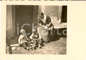 Cartolina originale da collezione 1941 TRENTO Scene di vita in VAL SARENTINO Cartolina FG 1