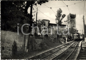 Cartolina originale da collezione 1950 ca TRIESTE La funicolare di OPICINA ANIMATA FG NV 1