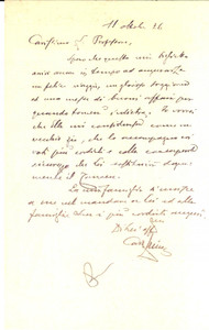 Autografo originale 1926 MILANO MOSCOVA Ing. Carlo MINA come un vecchio zio AUTOGRAFO 1