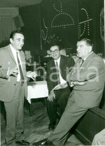 Fotografia d epoca originale 1968 MILANO Adriano SCONCERTI Giovanni BORGHI Luigi GRASSI GAZZETTA DELLO SPORT 1