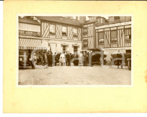Fotografia d epoca originale 1920 PARIS Famille au restaurant LA TOUR DE CLAIRE chez Jean DAGNINO Photo 1