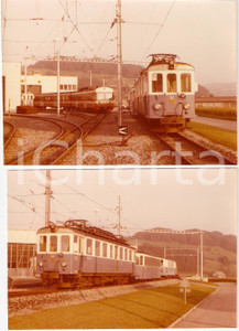 Fotografia d epoca originale 1975 ca SVIZZERA Ferrovia Vereinigte BERN  WORB Bahnen Treni VBW LOTTO 2 Foto 1