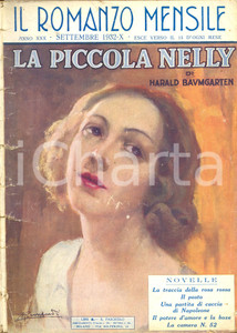 Libro, pubblicazione d epoca 1932 IL ROMANZO MENSILE Harald BAUMGARTEN La piccola Nelly Corriere della Sera 1