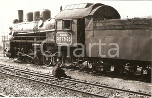 Cartolina originale da collezione 1970 ca BREST BIELORUSSIA Locomotiva SU 3m 72523 USSR Slezak Cartolina ANIMATA 1