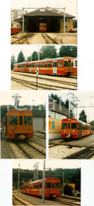 Fotografia d epoca originale 1980 ca SVIZZERA Chemin de fer NYON ST. CERGUE LA CURE Treno NStCM Lotto 5 foto 1