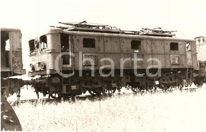 Cartolina originale da collezione 1970 ca USSR ? Vagone ferroviario in stato di abbando Cartolina FP NV 1