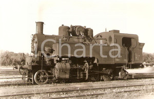 Cartolina originale da collezione 1970 ca UNGHERIA ? Locomotiva a vapore CCCP 376.413 GRIEBL Foto seriale 1