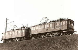 Cartolina originale da collezione 1970 ca UNGHERIA ? Locomotiva elettrica 140.005 Sammlung GRIEBL Foto seriale 1