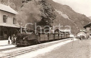 Cartolina originale da collezione 1961 ZELL AM ZILLER AUSTRIA Zillertalbahn ZB Locomotiva 5 lsPGR Cartolina 1