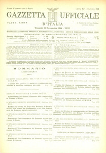 Documento originale, autentico 1944 GAZZETTA UFFICIALE RSI Aumento pensioni marittimi LLOYD TRIESTINO 1