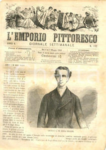Giornale, rivista storica 1868 L EMPORIO PITTORESCO i CRETINI degenerazione da padre in figlio Rivista 1