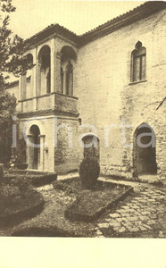 Cartolina originale da collezione 1935 ca ARQUA  PD Veduta CASA DI PETRARCA  GIARDINO Cartolina postale FP NV 1