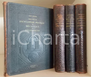 Libro, pubblicazione d epoca 1924 DESARCES Nouvelle encyclopÃ©die pratique de mÃ©canique et d Ã©lectricitÃ© 4 vol 1