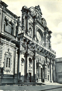 Cartolina originale da collezione 1964 LECCE Chiesa Santa Croce Cartolina postale FG VG 1