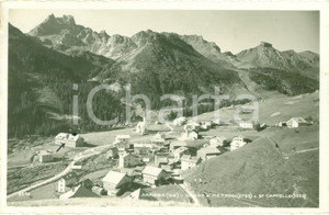 Cartolina originale da collezione 1936 LIVINALLONGO DEL COL DI LANA BL Panorama frazione ARABBA Cartolina FP VG 1
