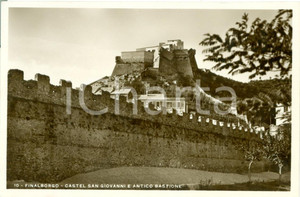Cartolina originale da collezione 1950 ca FINALE LIGURE SV Castel SAN GIOVANNI a FINALBORGO Cartolina FP NV 1