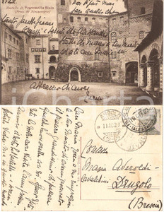 Autografo originale 1929 Castello di FRANCAVILLA BISIO AL Autografo Teresa GUASCO DI BISIO 1