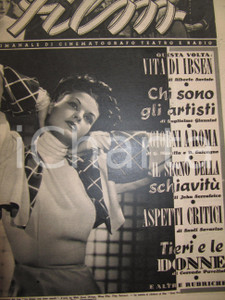 Giornale, rivista storica 1943 Rivista FILM Alberto SAVINIO Vita di Enrico IBSEN con disegno 1