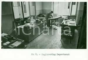 Fotografia d epoca originale 1950 MILANO Ingegneri C.E.T. srl Costruzioni elettromeccaniche telefoniche 1