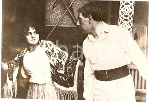Fotografia d epoca originale 1912 ma ristampa anni  40 Felix DORMANN Eugenie BERNAY Scena DIE ZIRKUSGRAFIN 1