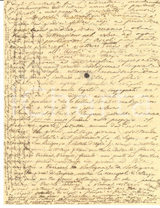 Autografo originale 1900 ROMA Angelo DE GUBERNATIS contro Pasquale VILLARI AUTOGRAFO 1