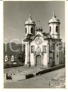 Fotografia d epoca originale 1950 OURO PRETO Brazil Igreja de Sao Francisco de Assis  Photo 1