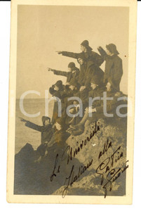 Cartolina originale da collezione 1918 LIVORNO Regia Accademia Navale Università  Italiane alla Patria FP NV 1