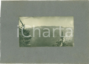 Fotografia d epoca originale 1918 LEVICO TERME TN WW1 Montagne viste da accampamento Fotografia 1