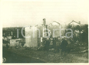 Fotografia d epoca originale 1917 FOGLIANO REDIPUGLIA GO WWI Fanteria sale al CARSO da frazione POLAZZO 1