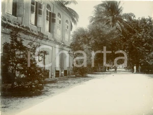 Fotografia d epoca originale 1925 ca BANGKOK THAILANDIA Colonia Intellettuale Italiana relax FOTO 1