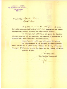 Materiale pubblicitario d’epoca 1950 ROMA Cooperativa agricola  IL BELVEDERE DI S. MARINELLA Assegnazione lotti 1