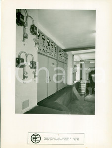 Materiale pubblicitario d’epoca 1960 MILANO Telemeccanica Elettrica Comando pompe per acqua Scheda fotografica 1