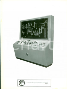 Materiale pubblicitario d’epoca 1960 MILANO Telemeccanica Elettrica Quadro trasporto terre da fonderia Scheda 1