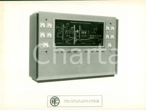 Materiale pubblicitario d’epoca 1960 MILANO Telemeccanica Elettrica Impianto preparazione alluminio Scheda foto 1